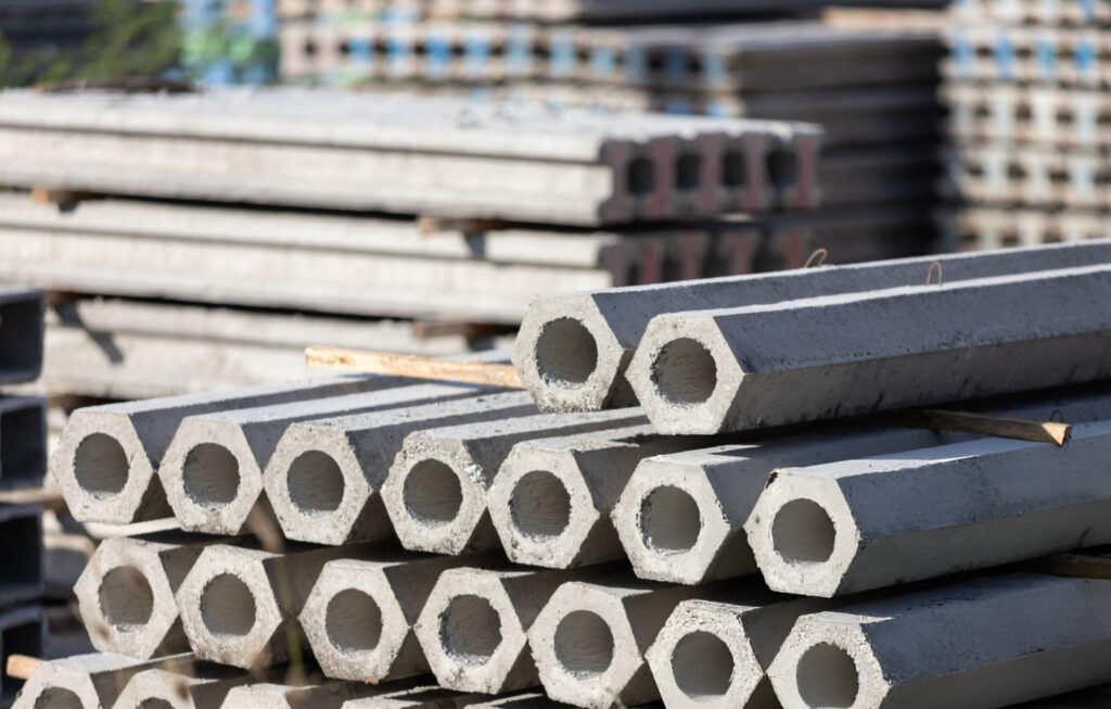 Pressed Concrete Pilings in Orange, TX