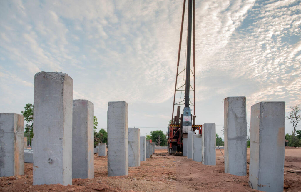 Pressed Concrete Pilings in Orange, TX