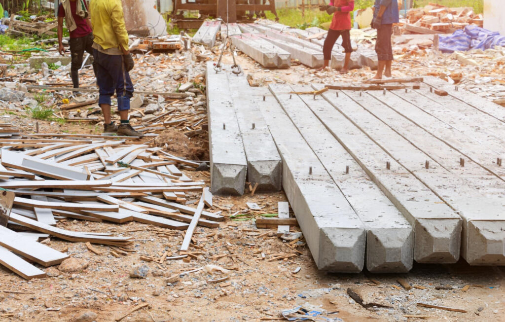 Pressed Concrete Pilings in Orange, TX